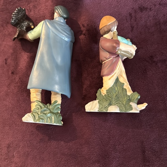 Hawthorne house Thomas Kincaide nativity”Falconer & Stable Boy” EUC - Picture 4 of 9